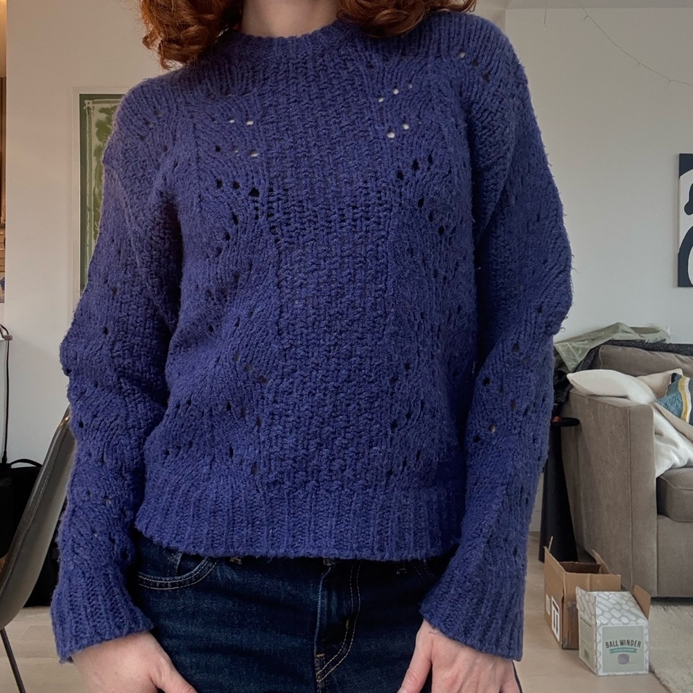BLUE SWEATER